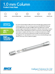 1.0mm column data sheet thumbnail