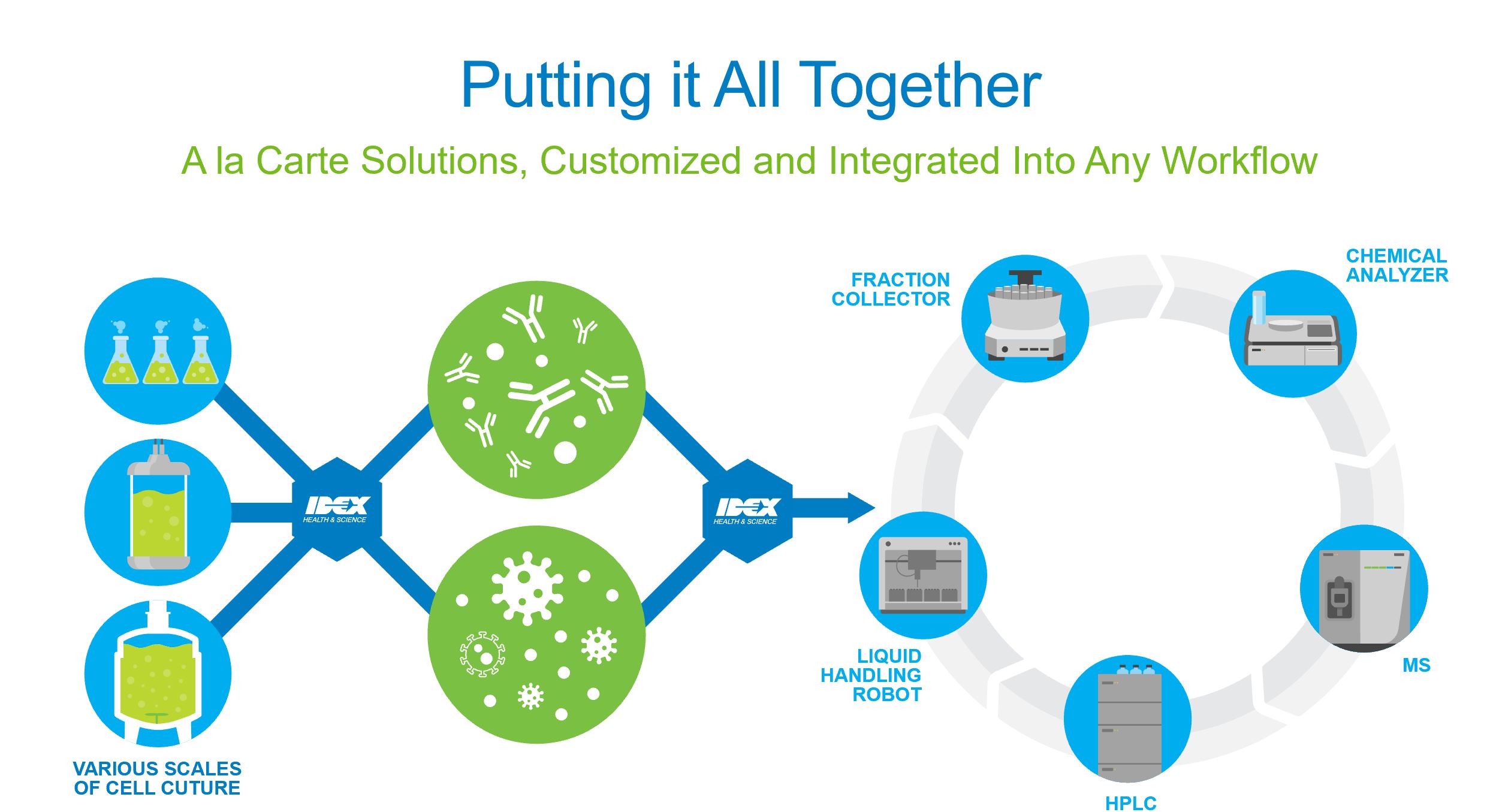 a la carte solutions, customized and integrated into any workflow