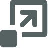 scale up icon