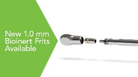 new 1.0 mm bioinert frits available