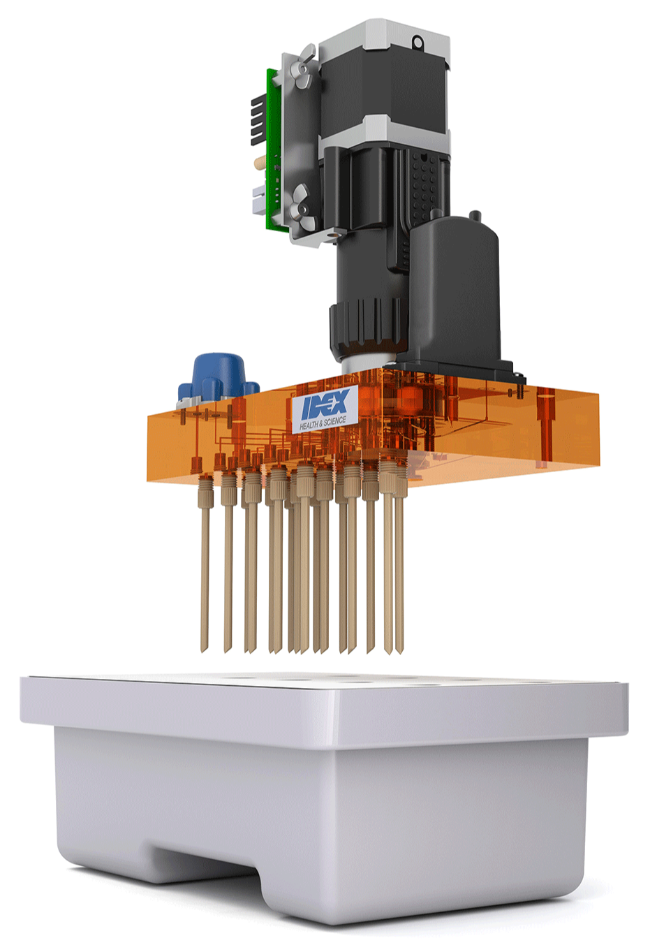 fluidic manifold with new dgc-020 degassing chamber