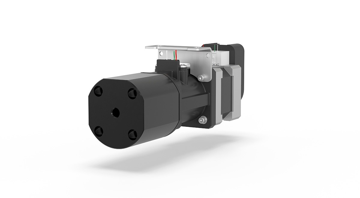 DRB-2500 pump with encoder front