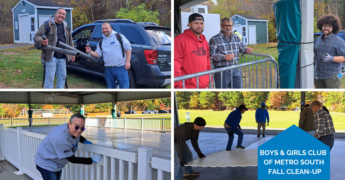 IDEX Health & Science Fall Clean-Up at Boys & Girls Club