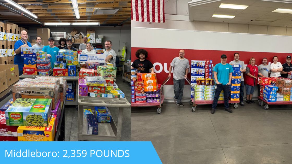 Middleboro tam participates in the 2025 food drive
