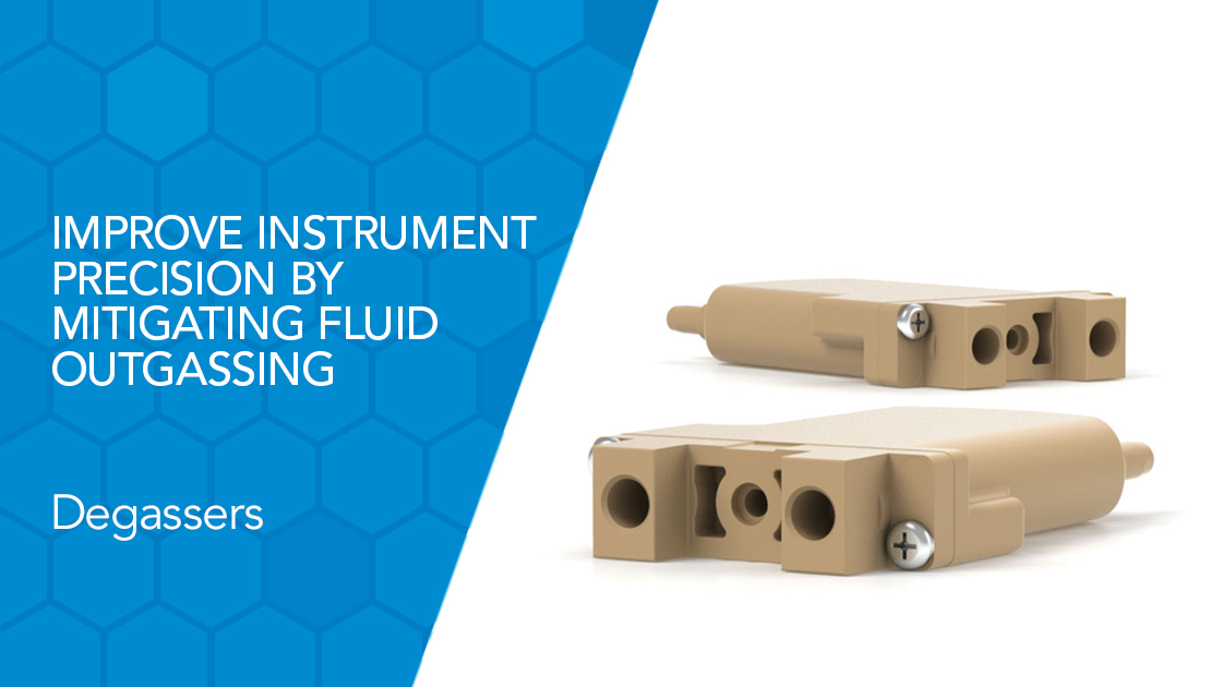 improve instrument precision by mitigating fluid outgassing