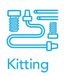 Kitting icon for tubing