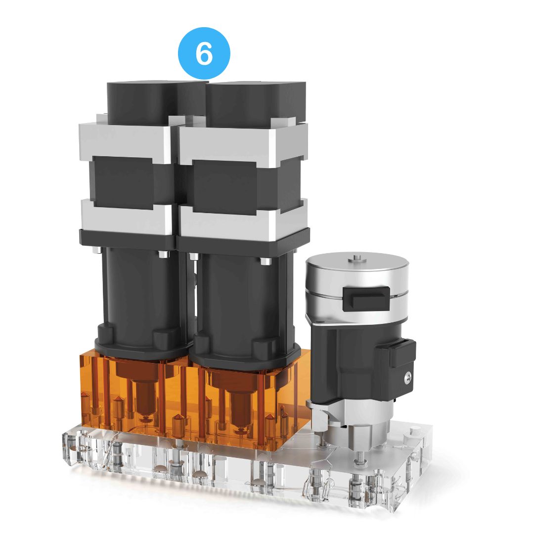 manifold assembly with 2 pumps