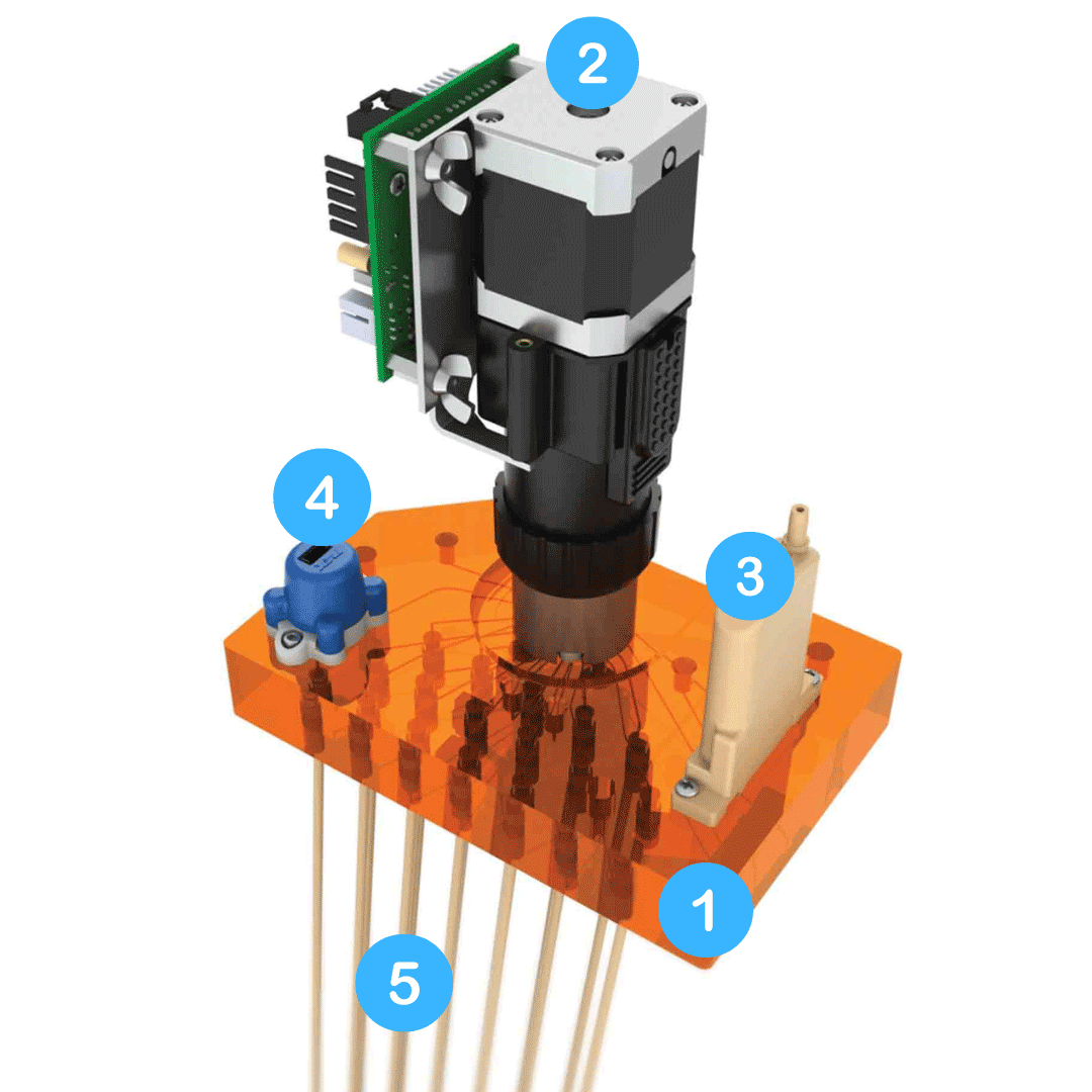 valve manifold assembly with probes