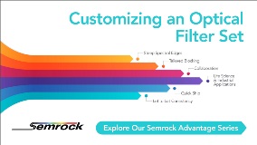 Customizing an Optical Filter Set