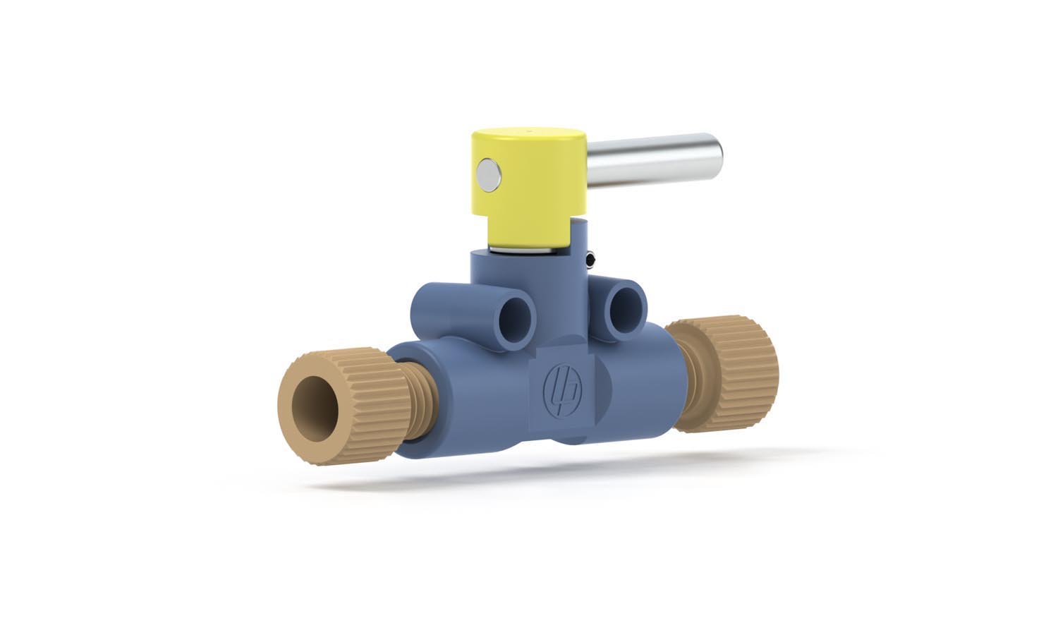 Shut-Off Valve ETFE with 1/16