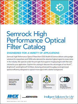 High Performance Optical Filter Catalog